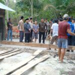Pj Bupati Muba Tinjau Progres Pembangunan RTLH di Rantau Sialang