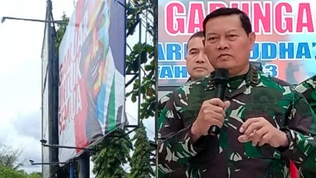 Panglima TNI Laksamana Yudo Margono siap Pasang Badan Bela Anak Buahnya yang Copot Baliho Ganjar Pranowo