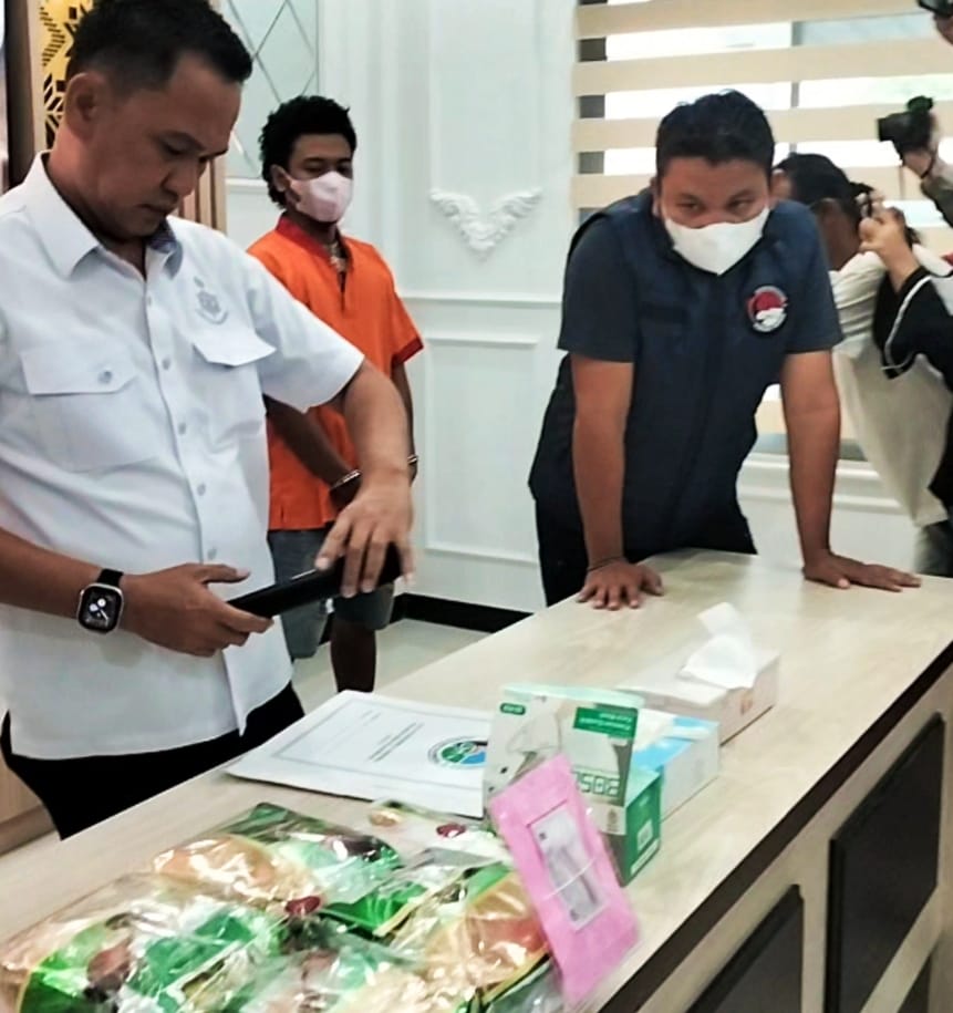 Lima Kilogram Sabu Diamankan Polrestabes Palembang Dari Warga Kalimantan Tengah