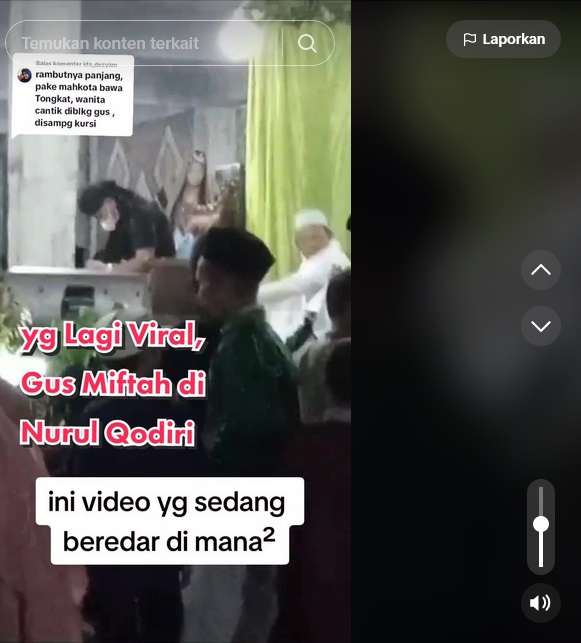 Misteri Sosok Bermahkota Saat Pengajian Gus Miftah di Lampung Terungkap, Mirip Nyi Roro Kidul