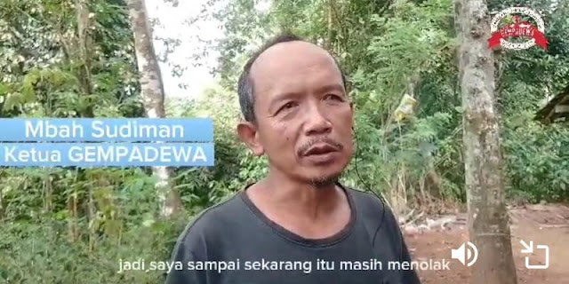 Bantah Terima 11 M dari Gubernur Ganjar Pranowo, Ketua Gempadewa: Sepeser pun Saya Belum Terima Uang Pembebasan Wadas