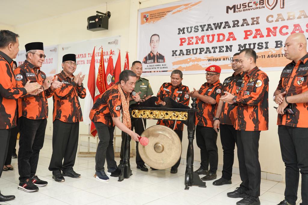 Pj Bupati Muba Hadiri Muscab VI Pemuda Pancasila