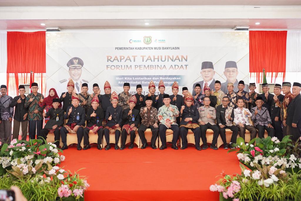 Rapat Tahunan Forum Pembina Adat Kabupaten Musi Banyuasin