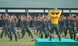 Jelang Penugasan Operasi , Pangdam II/Sriwijaya Cek Kesiapan Satgas Yonarhanud 12/SBP