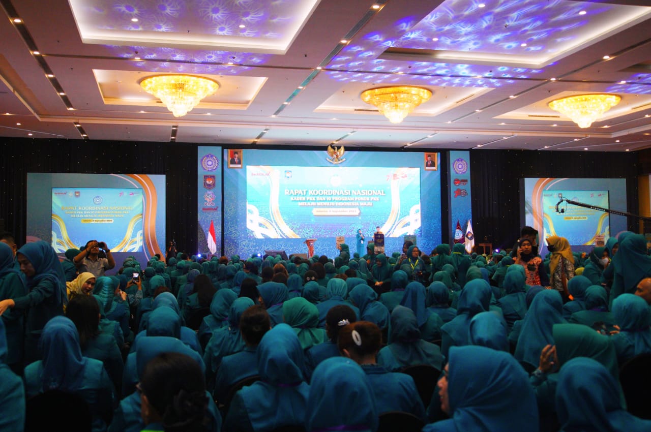 Selaraskan Program Kerja, Asna Hadiri Rakornas TP PKK se-Indonesia