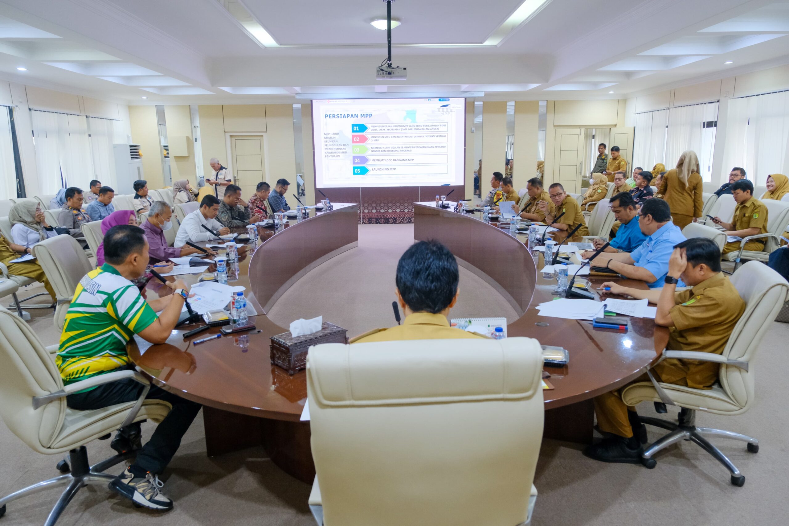 Persiapan Pembentukan MPP, Pemkab Muba Gelar Rakor Dengan Intansi Terkait