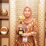 Imelda Marsalena Raih Juara Terbaik I Ketua TP PKK Kecamatan Terinovatif  oleh Gubernur Sumsel