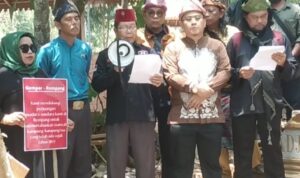 Aksi Unjuk Rasa Gerakan Melayu Palembang Darussalam Untuk Rempang