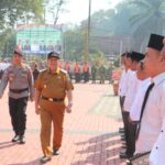Gelar Apel Pasukan Pilkades Serentak 38 Desa Kabupaten Muara Enim Tahun 2023