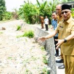 Cegah Banjir, Pemkab Muba Rehabilitasi Tembok Penahan Sungai Tusan Tuan