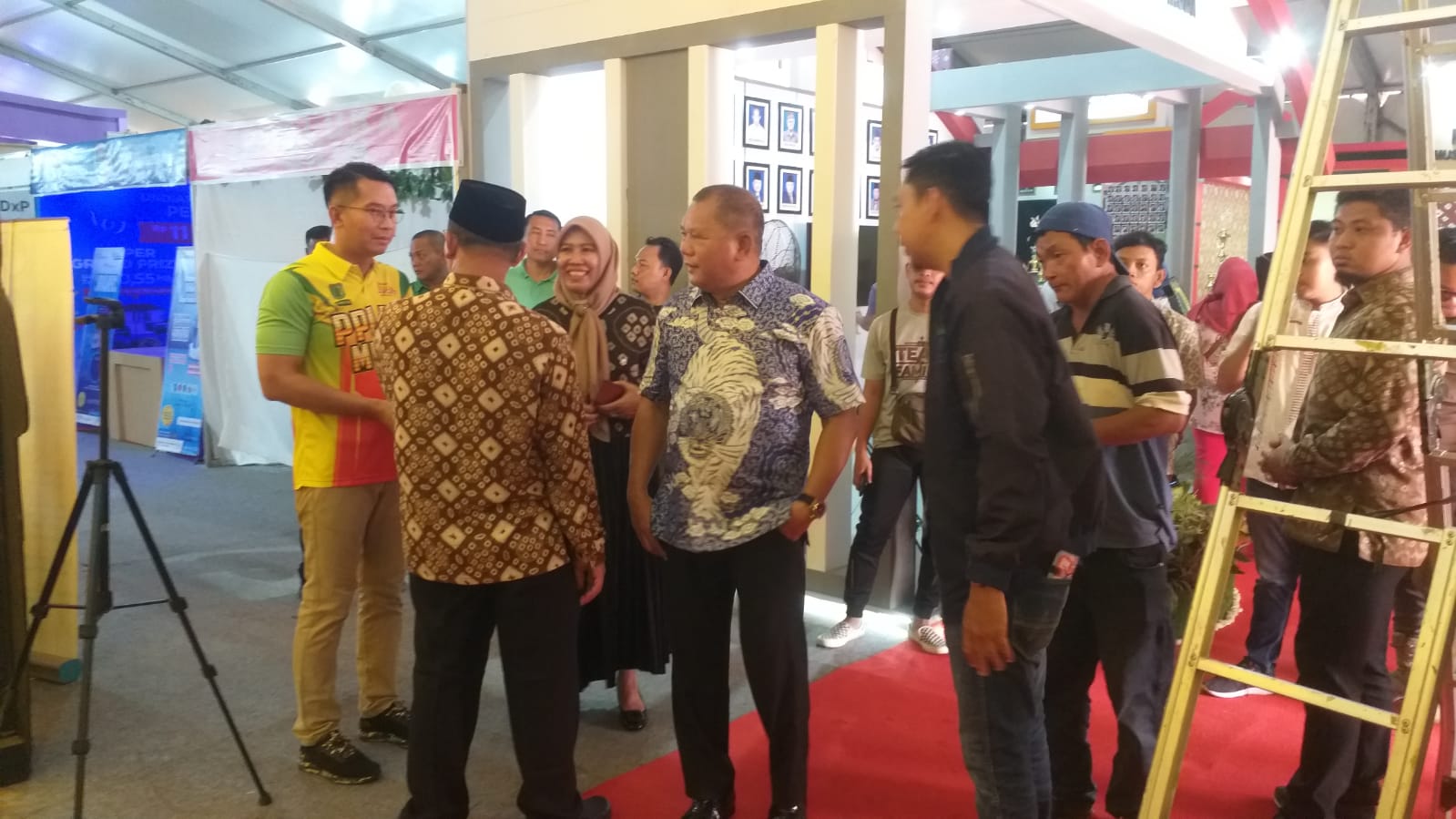 Pj Sekda Tinjau Persiapan Stand Dinkominfo pada Muba Expo 2023