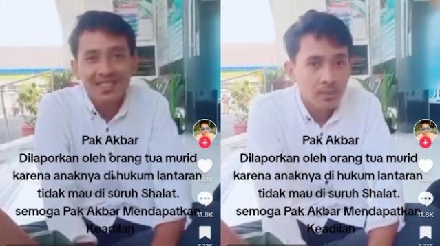 Ini Profil Pak Akbar Sarosa, Guru PAI Dipolisikan Imbas Hukum Murid Tak Mau Sholat Jamaah