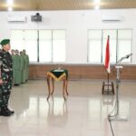 KOLONEL INF M. THOHIR AKHIRI JABATAN SEBAGAI KASREM 044/GAPO