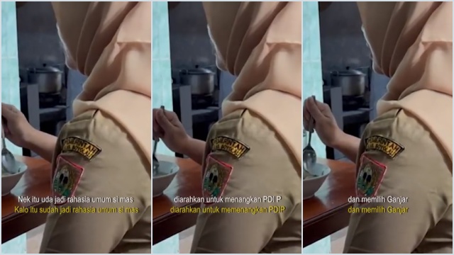Viral!!, Video Diduga Oknum Pegawai Pemerintah di Boyolali Diintruksikan Pilih PDIP dan Menangkan Ganjar-Mahfud MD