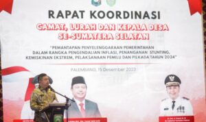 Rapat Koordinasi Camat, Lurah dan Kepala Desa Se Sumsel