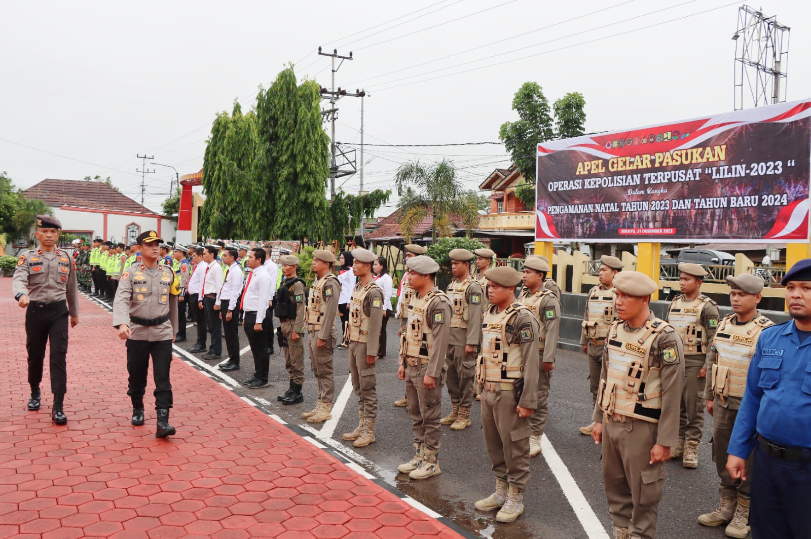 Polres Muba Apel Gelar Pasukan Operasi Lilin Musi 2023