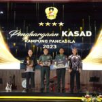 Kodim 0413/Bangka Raih Piala Kasad Pada Lomba Kampung Pancasila 2023