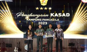 Kodim 0413/Bangka Raih Piala Kasad Pada Lomba Kampung Pancasila 2023