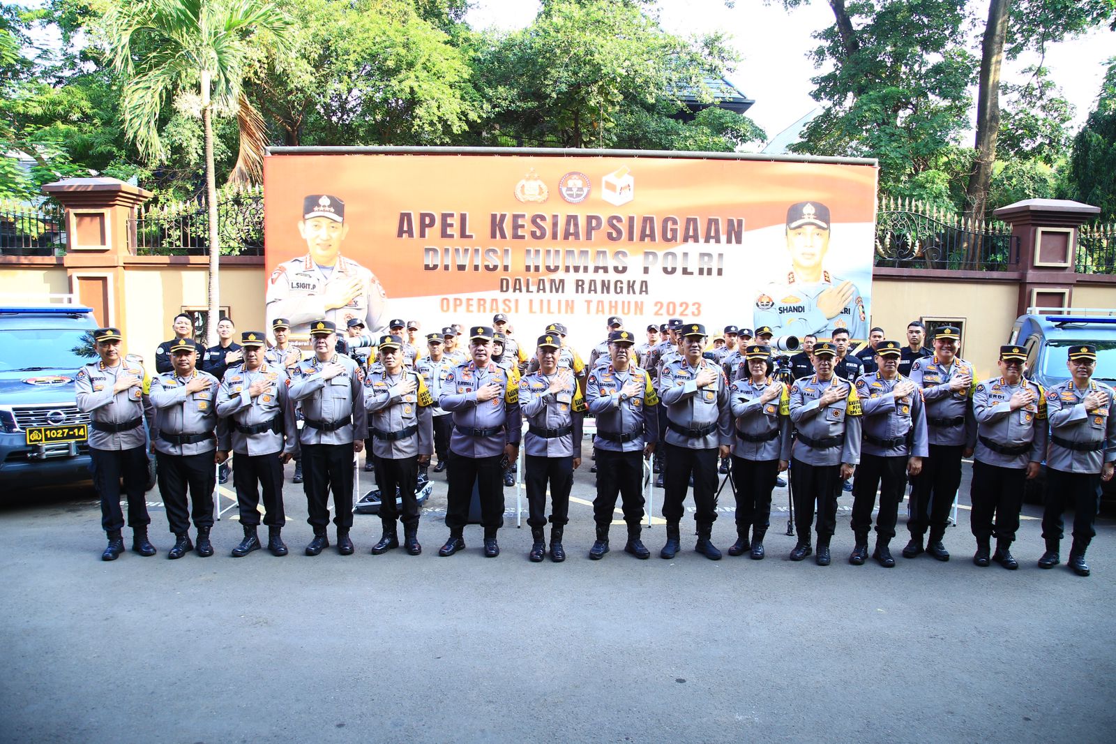 Gelar Pasukan Kesiapsiagaan Ops Lilin 2023 Polri Dalam Rangka Pengamanan Nataru