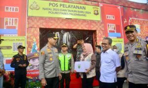 Jelang Perayaan Natal di Kota Palembang, Forkopimda Sumsel Pantau Gereja dan Posko Nataru