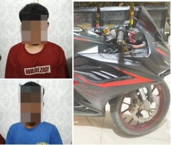 Dua Pelaku Begal Diamankan Tim Rajawali Sat Reskrim Polres Muara Enim