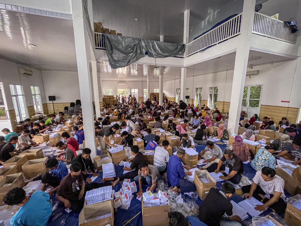 Pastikan Pemilu 2024 Berjalan Lancar, Pj Bupati Muba Tinjau Kesiapan KPU