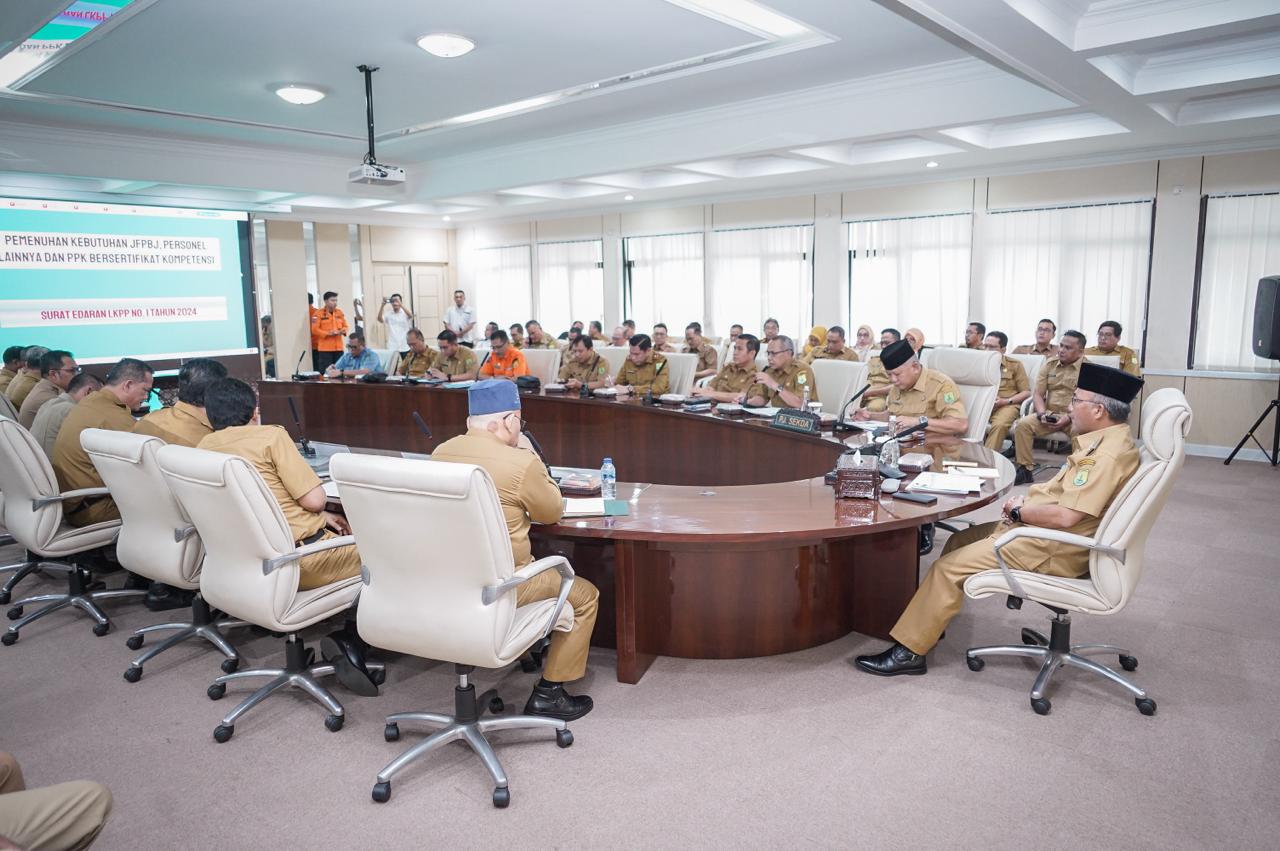 Rapat Staf Jajaran Pemkab Muba Tahun 2024