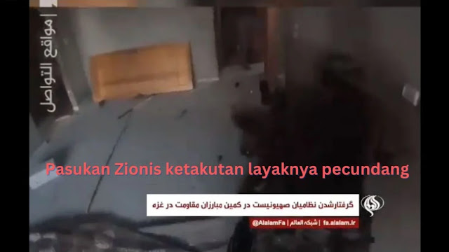 Video Pertempuran Jarak Dekat: Pasukan Militer Israel Jerit Ketakutan Dipecundangi Pejuang Hamas