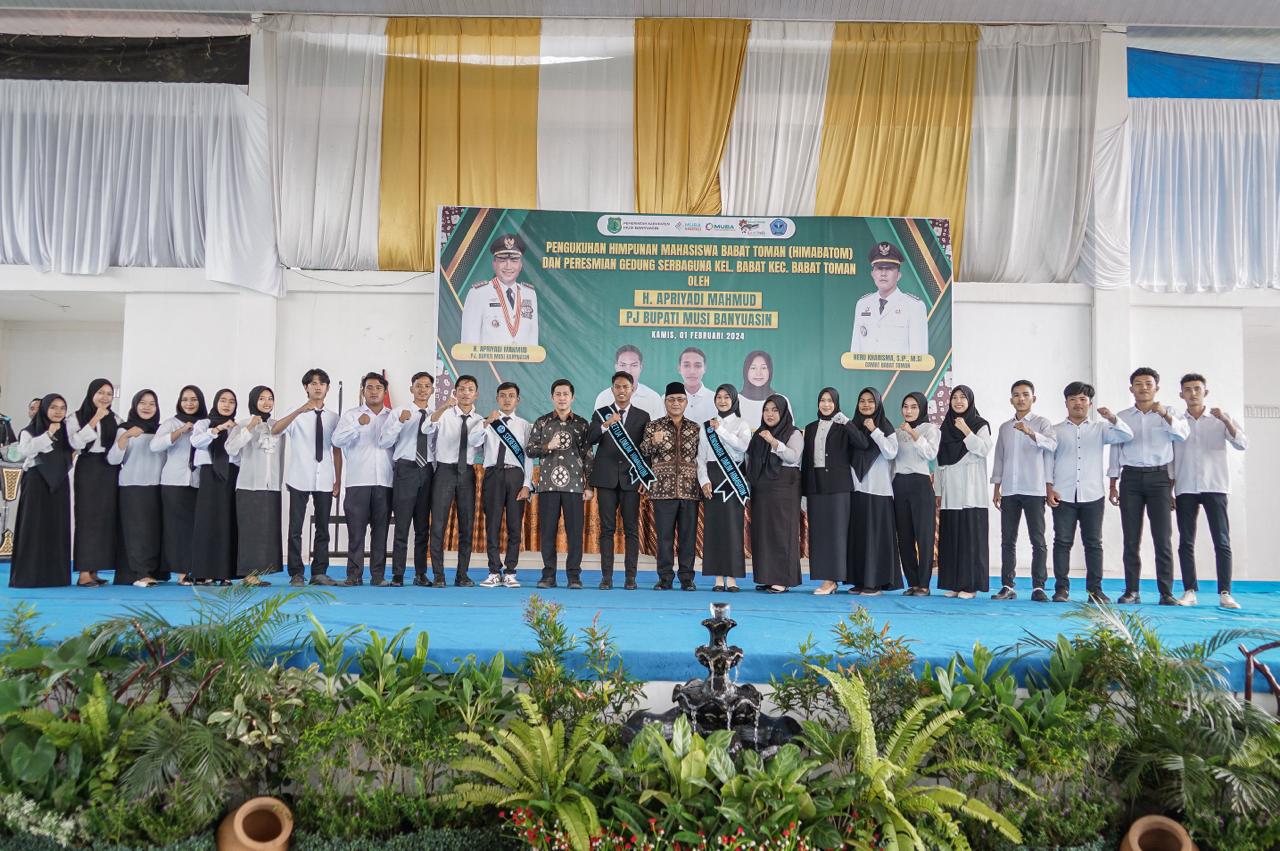 Peresmian Gedung Serbaguna Kelurahan Babat Kecamatan Babat Toman
