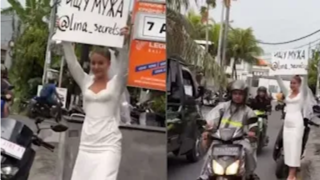 Viral! VIDEO Aksi Bule Cantik Asal Rusia Cari Pria Lajang, Diduga Kebelet Cari Pasangan