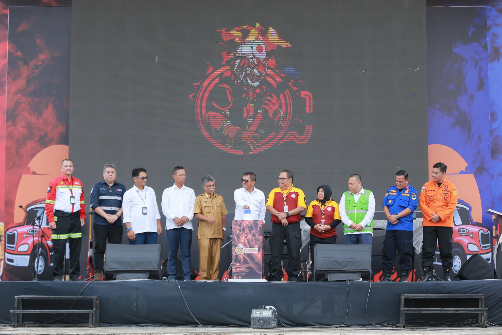 
Sumatera Fire dan  Rescue Challenge 2024 Resmi Dibuka, Bukit Asam PTBA Jadi Tuan Rumah