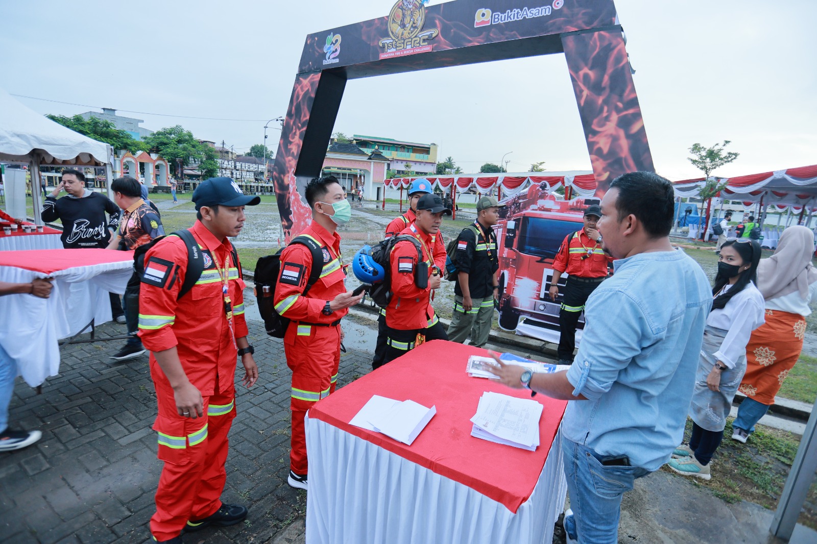 Sumatera Fire dan Rescue Challenge 2024 Resmi Dibuka, Bukit Asam PTBA Jadi Tuan Rumah