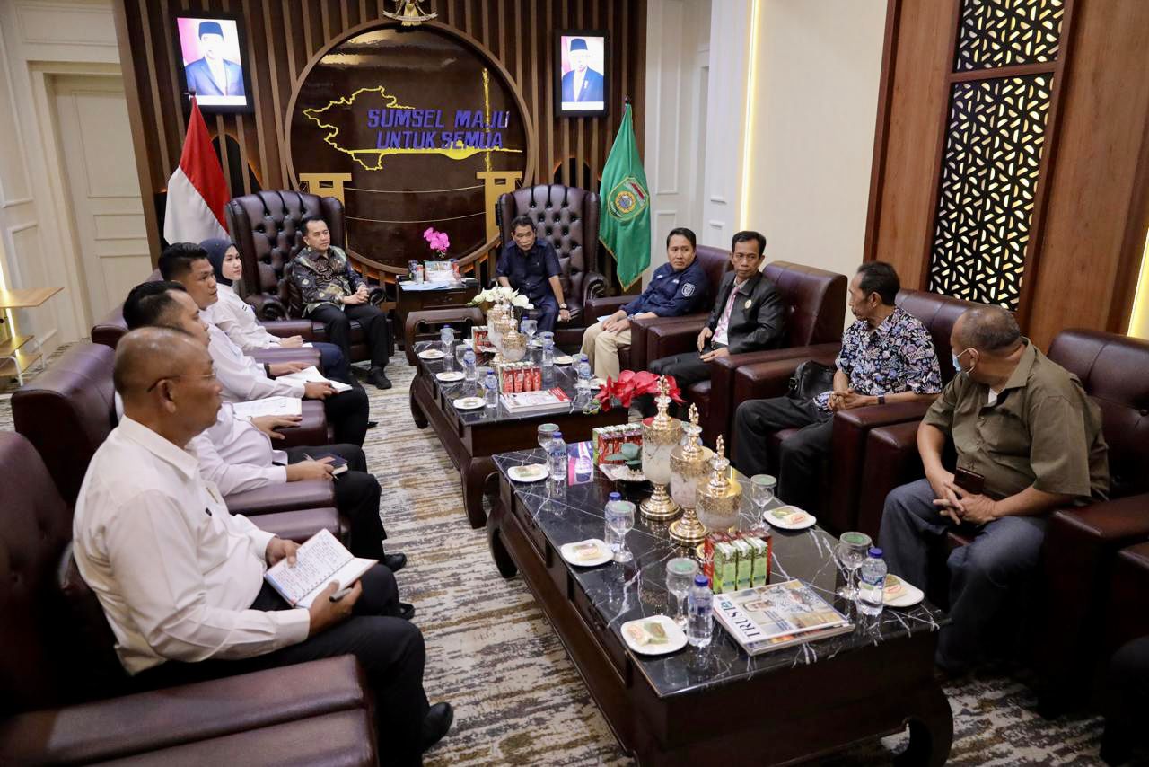Pj Gubernur Sumatera Selatan Ajak Pengurus PWI Sumsel Tingkatkan Sinergitas Guna Pembangunan Daerah