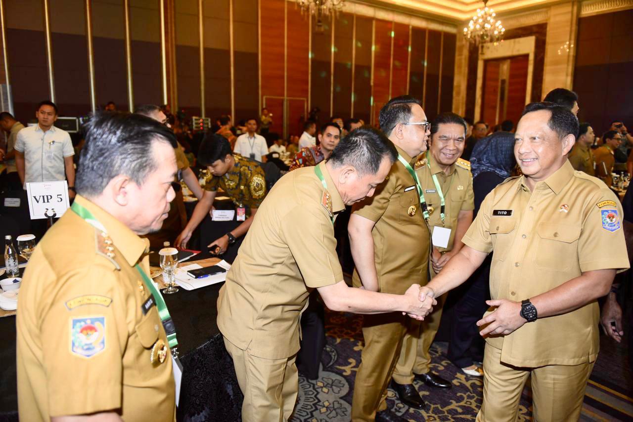 Rakor HKBN 2024 bersama Mendagri dan Kepala Badan Pangan Nasional