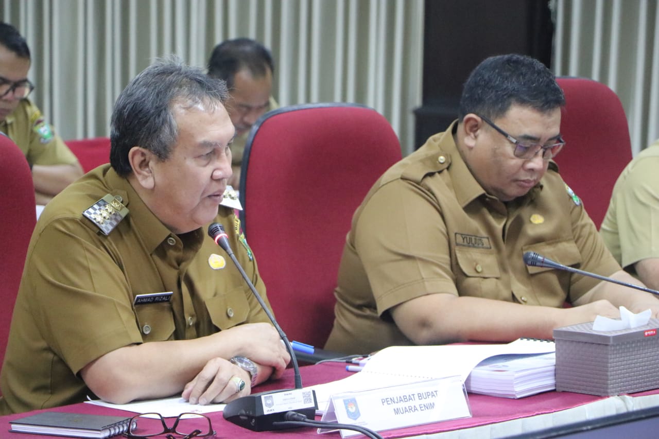 Pj Bupati Muara Enim Paparkan Evaluasi Capaian Kinerja Triwulan Ii Di