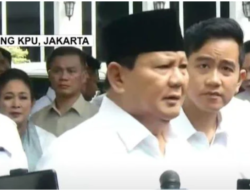 Prabowo-Gibran Tiba di KPU, Siap Ditetapkan KPU sebagai Presiden dan Wakil Presiden RI Terpilih Periode 2024-2029
