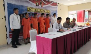 Lima Pelaku Penyelewengan BBM Subsidi di SPBU Talang Padang Dibekuk Ditreskrimsus Polda Sumsel