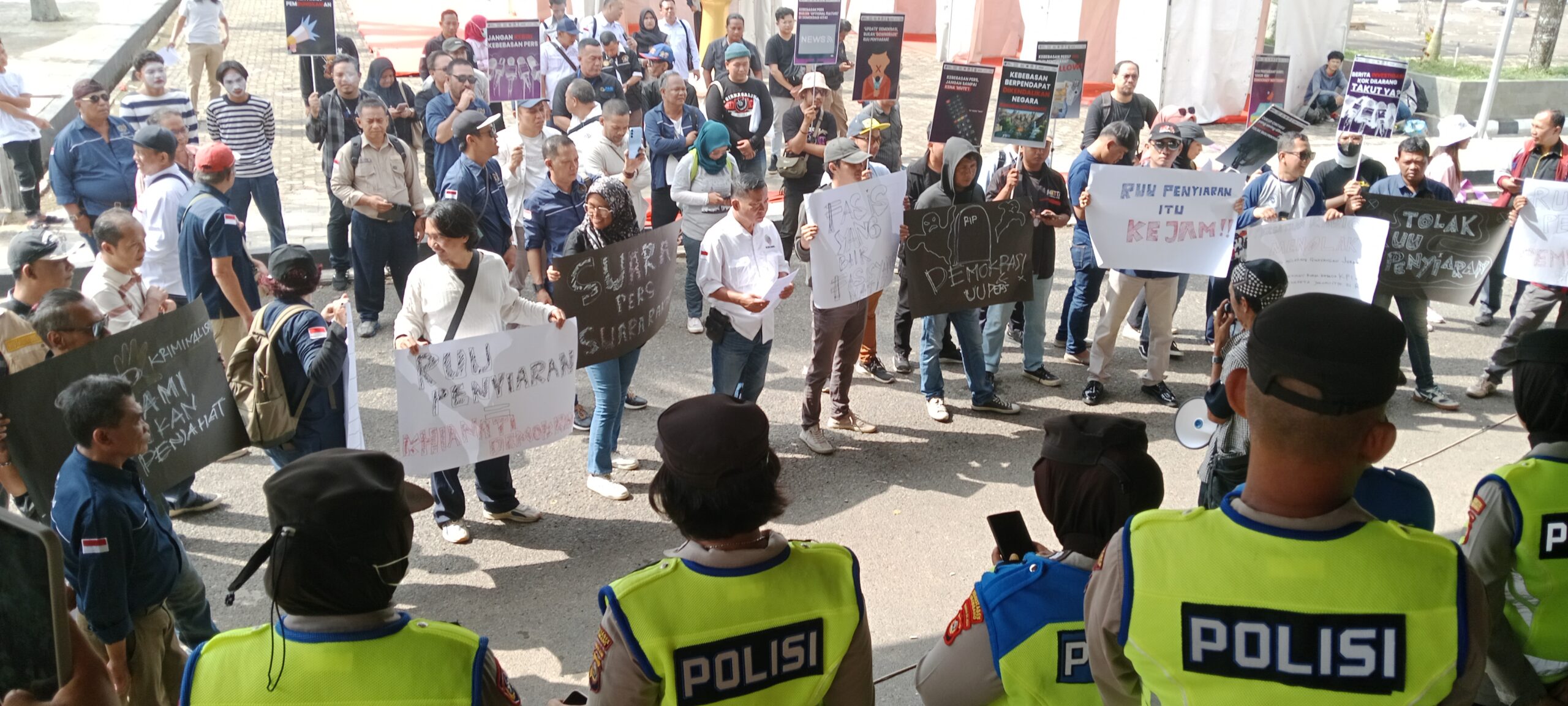 Koalisi Pers Sumsel Tolak Revisi RUU Penyiaran, DPRD Siap Sampaikan Aspirasi ke DPR RI