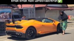 Viral! Potret Emak-emak Berdaster Naik Lamborghini, Warganet: Penguasan Bumi