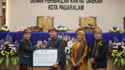 Hadiri HUT ke-23 Kota Pagaralam, Pj Gubernur Sumsel Beri Dana Bantuan Pembangunan Senilai Rp 20 M