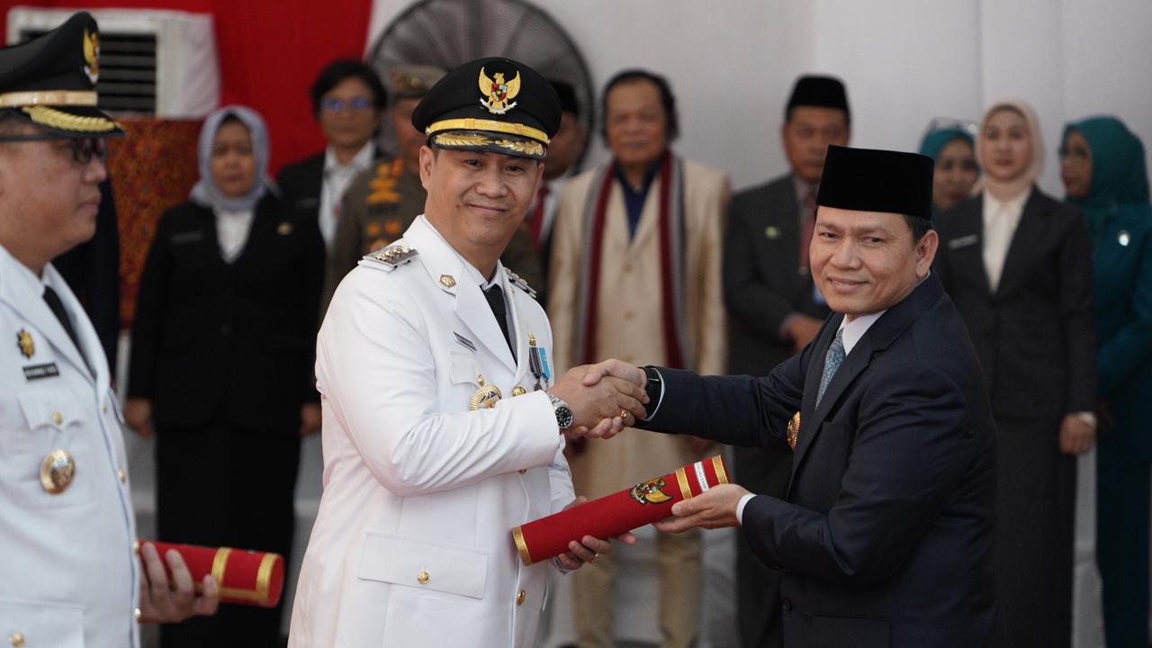 Henky Putrawan ‘Jemo’ Sugihwaras Panang Enim Resmi Jabat Pj Bupati Muara Enim