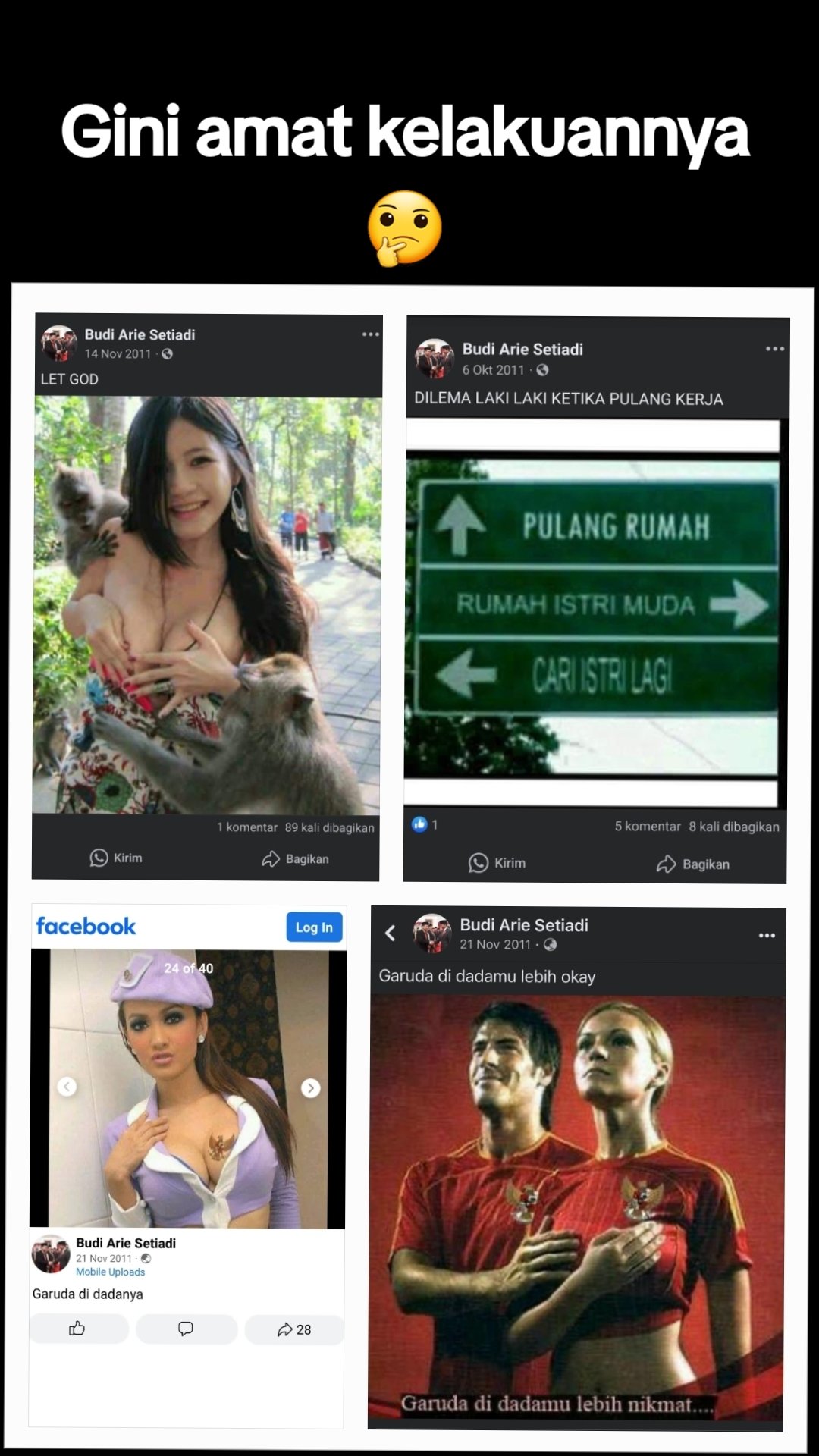 
Viral! Heboh Isi Facebook Budi Arie Setiadi, Ada Postingan 'Genit' dan Pose Bersama Tentara Israel 
