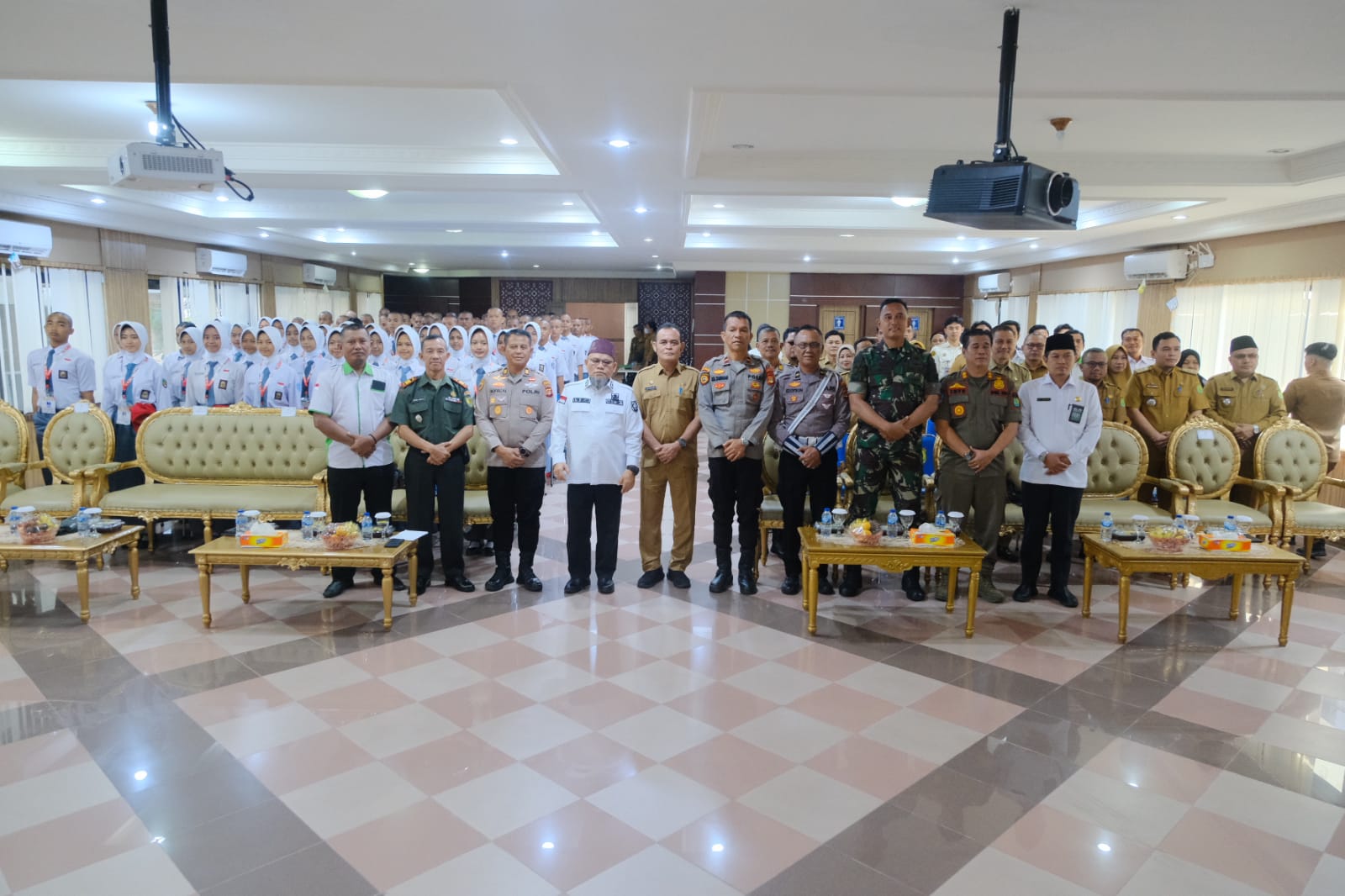 75 Calon Anggota Paskibraka Siap Sukseskan Pengibaran Bendera HUT RI di Muba