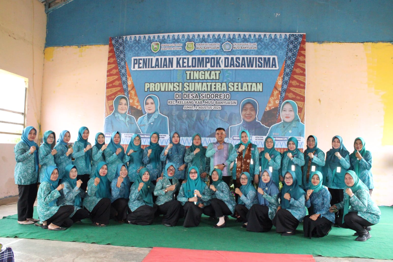Desa Sidorejo Kecamatan Keluang Muba Wakili Muba Ikuti Lomba Kelompok Dasawisma Tingkat Provinsi Sumsel