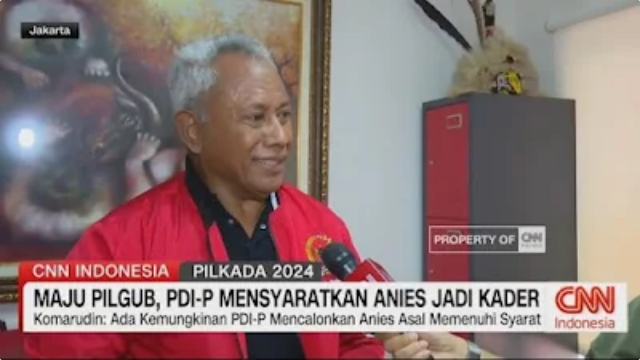 PDIP Syaratkan Anies Baswedan jadi Kader jika Ingin Diusung