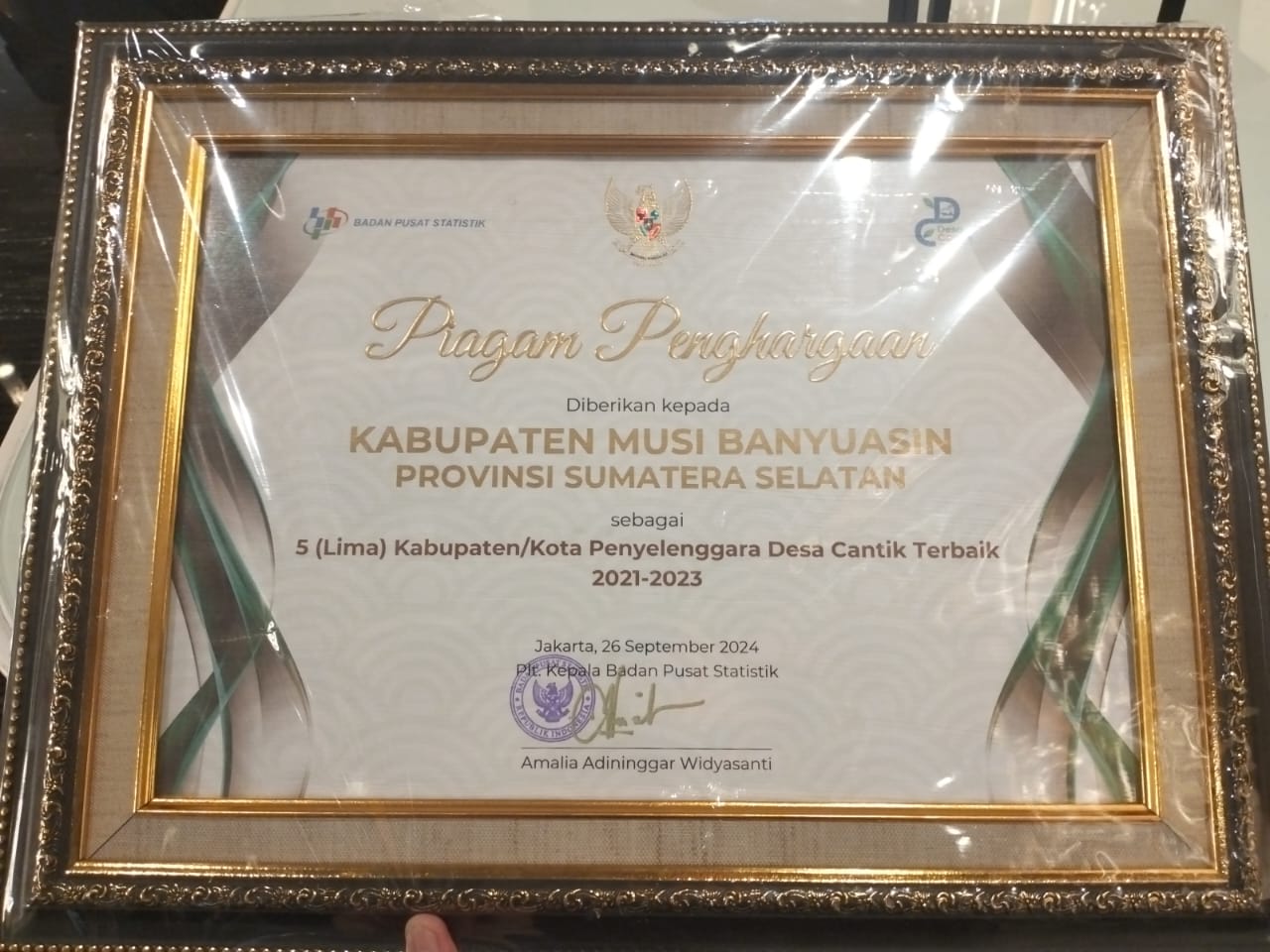 Anugerah Hari Statistik Nasional Tahun 2024