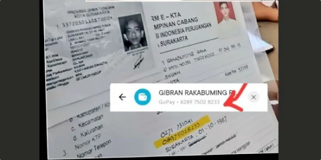 Semakin Terbongkar Ketahuan!, Nomor Ponsel Fufufafa Dicantumkan Gibran pada Berkas Pilkada Solo