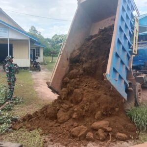 Material Tanah Timbunan Diperuntukksn Penimbunan Jembatan di Lokasi TMMD Material Tanah Timbunan Diperuntukksn Penimbunan Jembatan di Lokasi TMMD