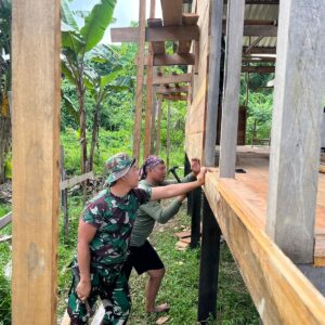 Pengerjaan RLTH TMMD 122 Bapak Gatot Capai 40 Persen Pengerjaan RLTH TMMD 122 Bapak Gatot Capai 40 Persen