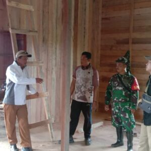 Dinas PUPR Tinjau RTLH TMMD 122 Desa Sebidai